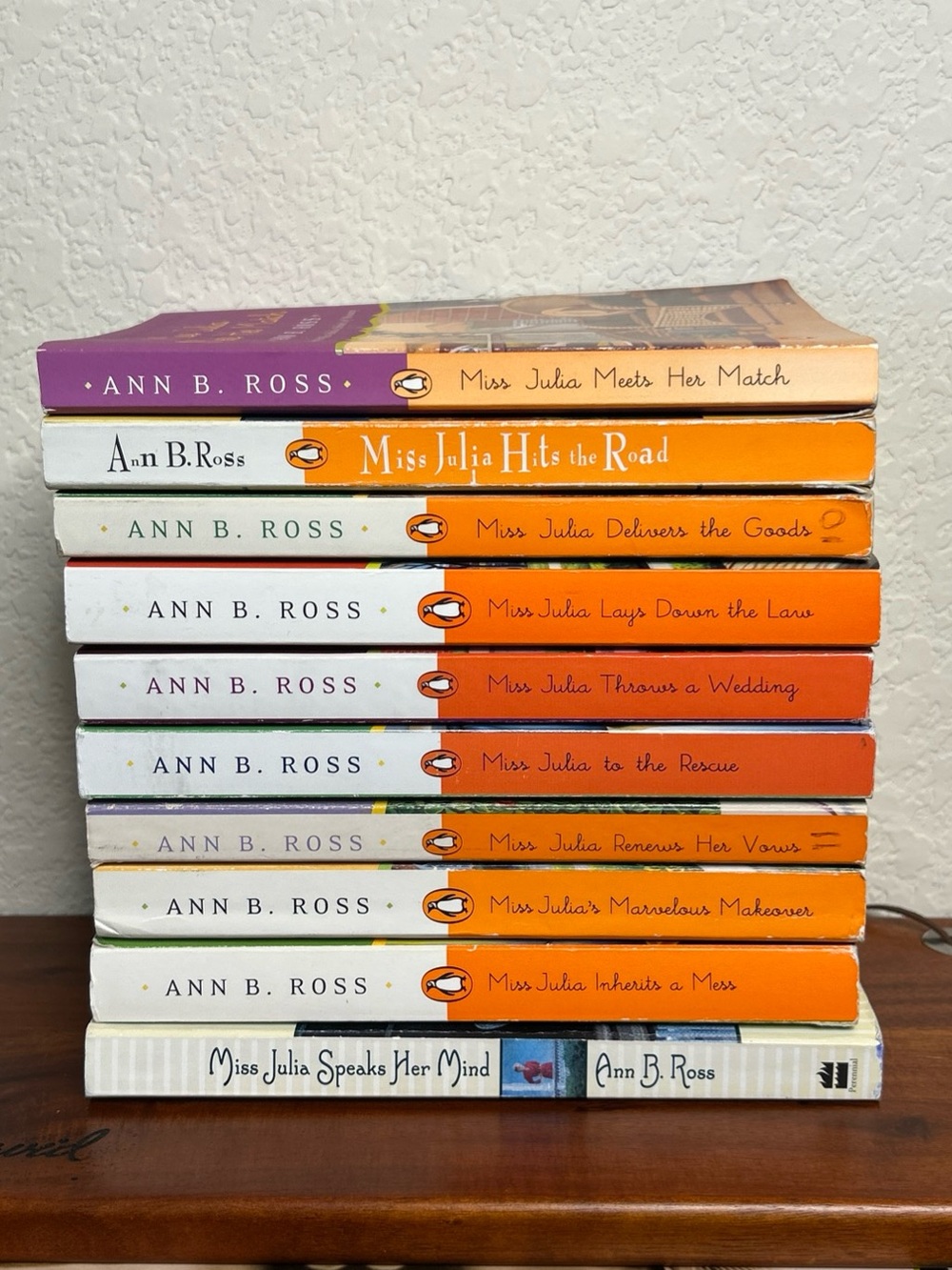 Miss Julia Series Paperback Book Lot of 10 Cozy Mystery